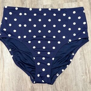 Lands End High Waist Swim Bottoms